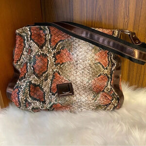 Joanel vintage  women’s snakeprint handbag‎
